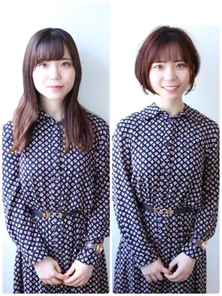 ショート カラー 松本 俊樹のヘアスタイル