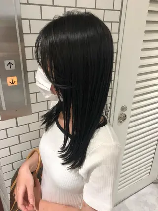 セミロング 似合わせかわいい カット【店長】珱翔のヘアスタイル