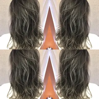 ミディアム カラー 井上 一平のヘアスタイル