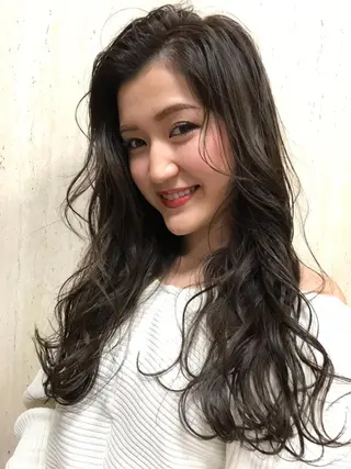 ロング カラー 鍋島 拓真のヘアスタイル