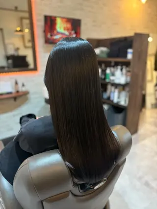 セミロング ツヤ髪専門美容師 桑原　和誠のヘアスタイル