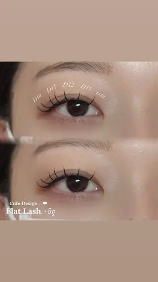 マツエク・マツパ YUZUKI .⋆𝜗𝜚のマツエク・マツパデザイン