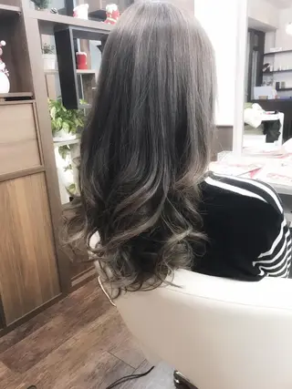 ロング 細川武琉/艶カラー /Aqua limeのヘアスタイル