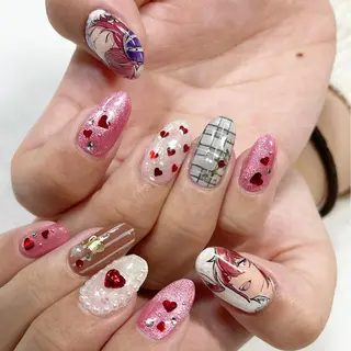 ネイル 東 千夏のネイルデザイン