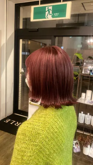 ショート 牧 藍歌のヘアスタイル