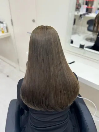 ロング カラー 🤍韓国大人っぽ ベージュMAI🤍のヘアスタイル