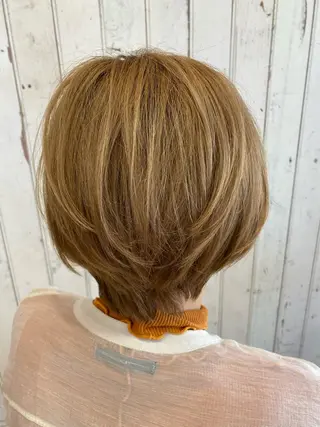 ショート カラー 💛艶カラー髪質改善 💛MIYUのヘアスタイル