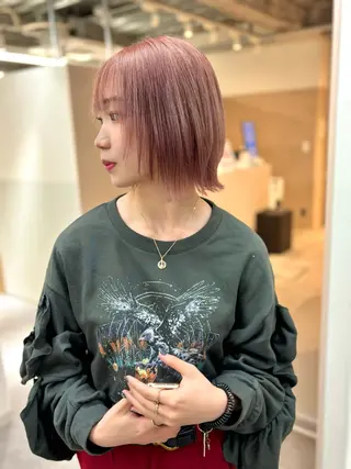 ミディアム Haruka✄﻿ 透明感カラー🫧🌙のヘアスタイル