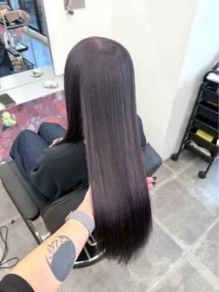 ロング カラー shuse /艶カラー  栄のヘアスタイル