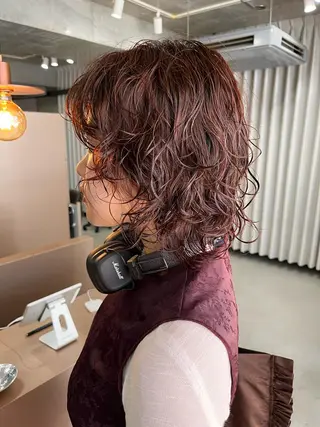 ショート パーマ ロングパーマ木村 ボブパーマのヘアスタイル