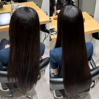 セミロング 髪質改善ヘアケア 艶髪特化/上田のヘアスタイル