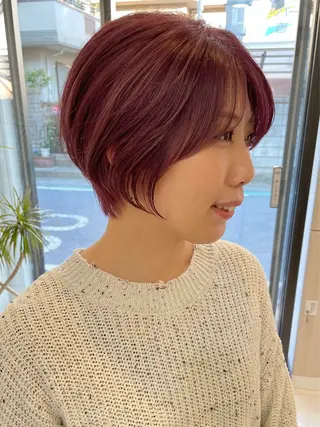 ショート 【ボブ/個室サロン】 癒し空間mimuraのヘアスタイル