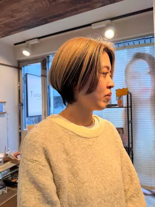 ショート 横浜／桜木町／艶髪 【Shin】亀井 真のヘアスタイル