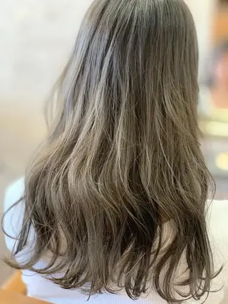 ロング メンズスタイル バレイヤージュ　齋藤のヘアスタイル