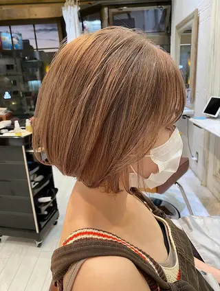 ショート カラー ブリーチ koheiのヘアスタイル