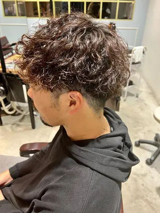 ショート パーマ メンズ 🦩パーマン🦩佐藤 航太のヘアスタイル