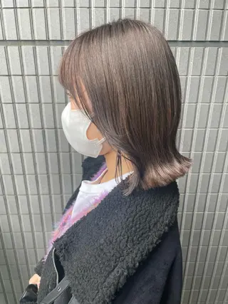 ミディアム カラー 野町好花 レイヤー/髪質改善のヘアスタイル