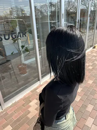 ミディアム SUGAR/ソウ みたけのヘアスタイル