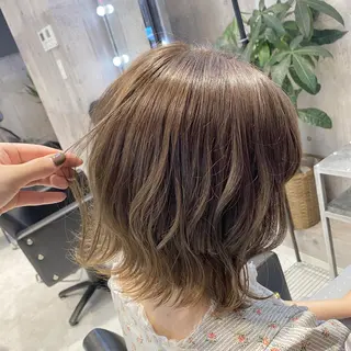 ミディアム 🤍ムラ修正ブリーチ 🤍原宿/YUUのヘアスタイル