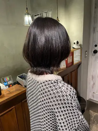 ミディアム 中村 彩乃のヘアスタイル