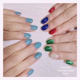 ショート ネイル 👑enen style👑のネイルデザイン