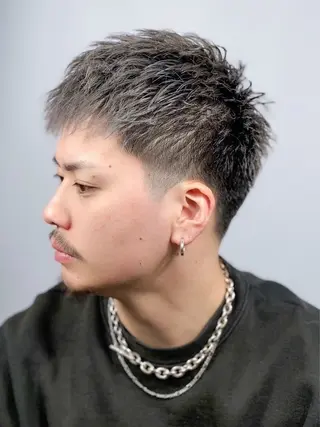 ショート メンズ プレミアムバーバー 渋谷原宿店のヘアスタイル