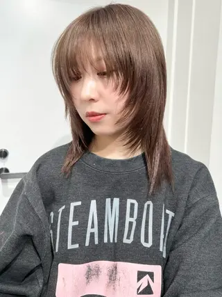 ミディアム カラー HARU//原宿🤍 リピート率NO.1のヘアスタイル