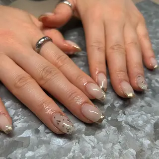 セミロング bliss nail room山岸のネイルデザイン