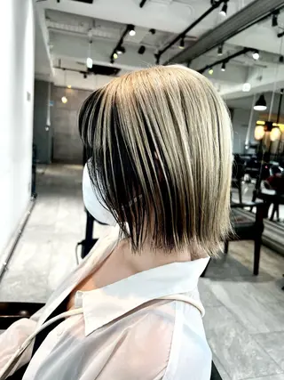 ミディアム カラー ヘアアレンジ 🌈インナーカラー ‘ショウマ’🌈のヘアスタイル