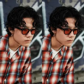 ショート パーマ メンズ Men's salon ANSWER所属・ANSER スズカ 🦋メンズカットのヘアスタイル