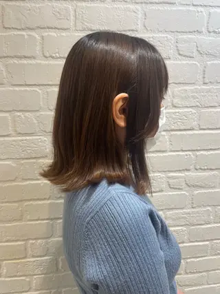 ミディアム カラーお任せ下さい ✨️おかだまなみのヘアスタイル