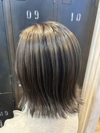 ミディアム カラー 北岡 慶子 大宮駅西口徒歩3分のヘアスタイル