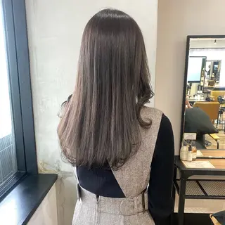 ロング カラー otoha✳︎ くすみ艶カラーのヘアスタイル