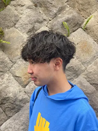 パーマ 関 晃哉のヘアスタイル