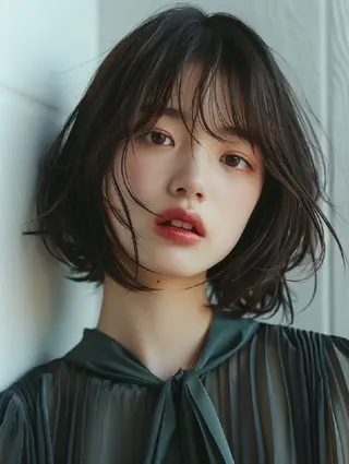 カラー 束感まつぱ🥑🤍 NATUKI🤍のヘアスタイル