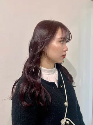 ロング カラー 𝙎𝙚𝙞𝙧𝙖 ☆カット/パーマのヘアスタイル