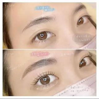 マツエク・マツパ アイブロウ 髙橋 遥のマツエク・マツパデザイン