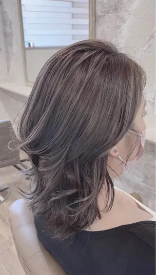 セミロング カラー 【DECIDE L.A.W】氏原　将のヘアスタイル