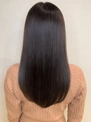 セミロング レイヤー/髪質改善 /山永圭介のヘアスタイル