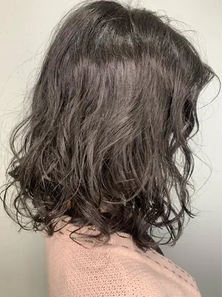 ミディアム パーマ 🌈似合わせカット 中村隆寛のヘアスタイル