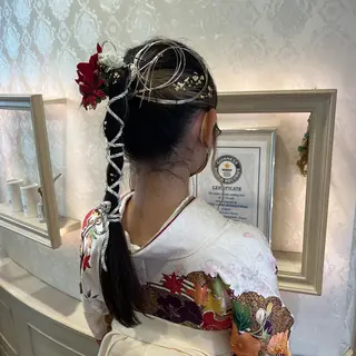 ヘアアレンジ 🌷川崎/ボブ/ アレンジ/コトネ🌷のヘアスタイル