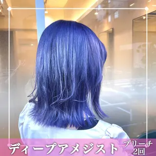 セミロング カラー 髪質改善/ブリーチ/ ボブ特化/よしきのヘアスタイル