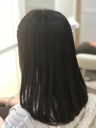 ロング パーマ 須賀 一美のヘアスタイル