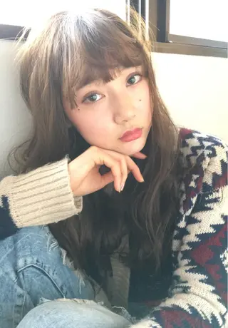 セミロング ヘアアレンジ 🌈韓国ヘア KOUSEI🌈のヘアスタイル