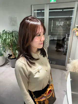 セミロング カラー 🔱SUI🔱 NAOKIのヘアスタイル