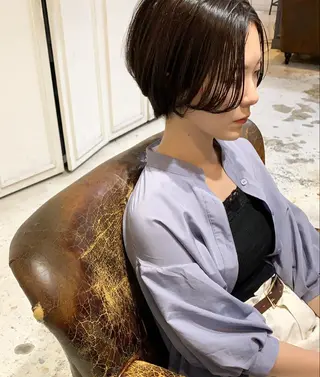 ショート ダブルカラー/透明感 💈JUNYA💈のヘアスタイル