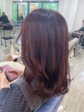 セミロング ニュアンスデザイン✄ YOU♡のヘアスタイル
