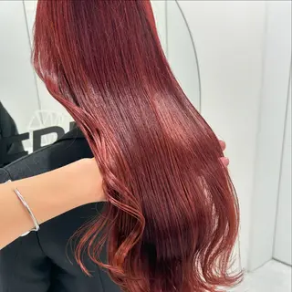 ロング カラー 渋谷人気1位✨カラー 縮毛、髪質改善のヘアスタイル