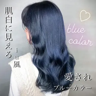 ロング カラー 透明感カラー×小 顔レイヤー♡ヒデさんのヘアスタイル