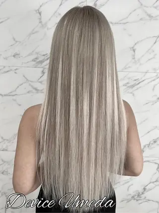 カラー ヘアアレンジ LuciA エクステカラーのヘアスタイル